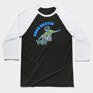 Robo Skater Baseball T-Shirt